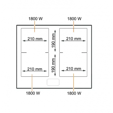 Индукционная панель FHBI 3201 Lux Titanium  А-28